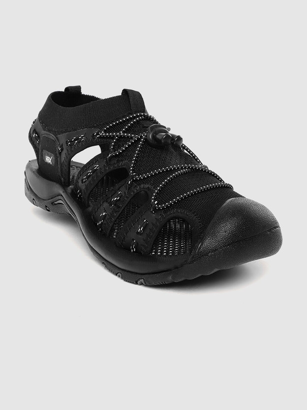 HRX by Hrithik Roshan Men Black Sandals 