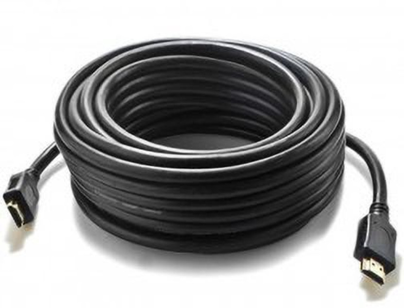 TERABYTE HDMI Cable 20 m 20 Meter HDMI Cable-Supports HDMI Devices, 4K, Full HD 1080p - Black(Compatible with LAPTOP, PC, Black)