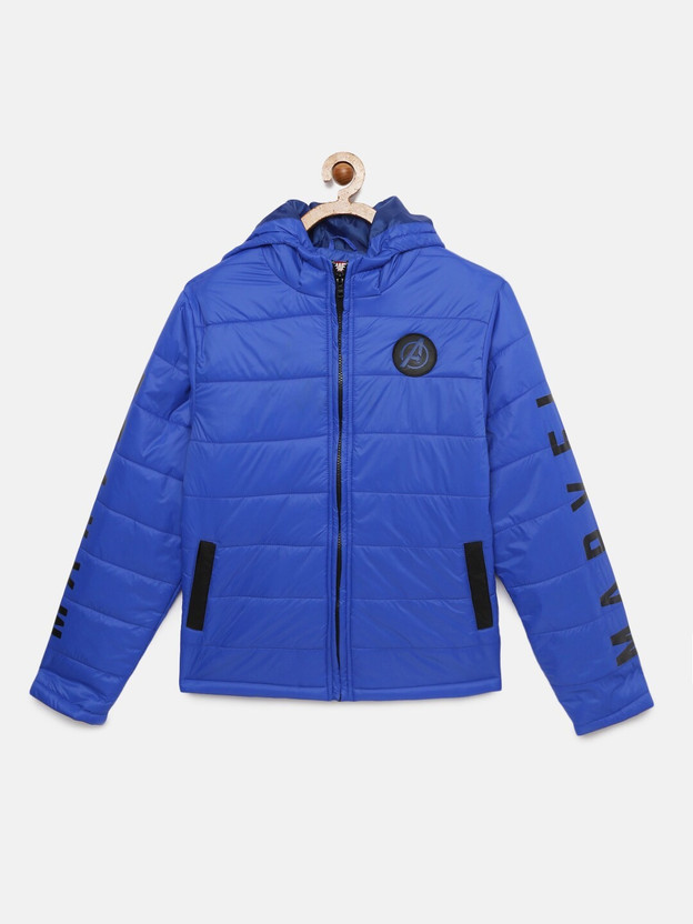 YK Marvel Full Sleeve Solid Boys Jacket 