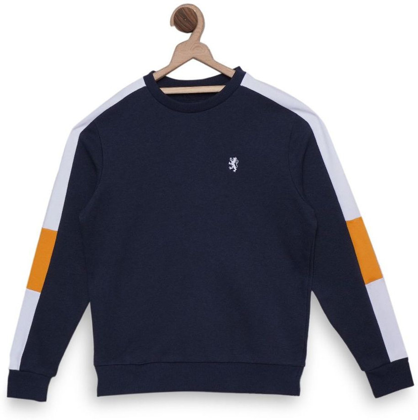 Full Sleeve Color Block Boys Sweatshirt 
