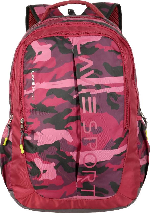 Lavie Sport BENDIGO LAPTOP BACKPACKSCHOOL BAG 34 L Laptop Backpack MAROON Price in India