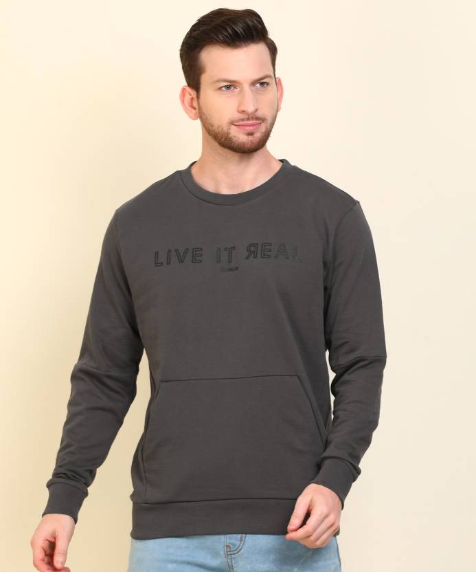 Wrangler Full Sleeve Printed Men Sweatshirt - Buy Wrangler Full Sleeve  Printed Men Sweatshirt Online at Best Prices in India 