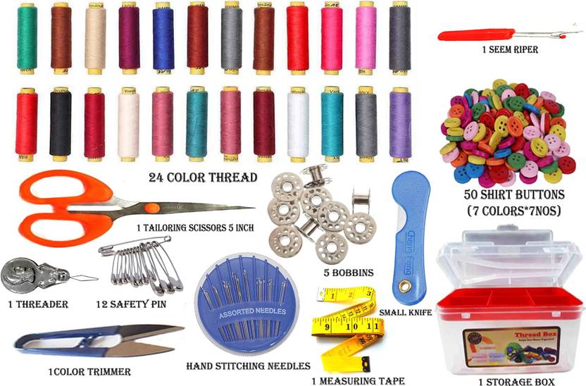 Jyoti SEWING KIT ACCESSORIES /TRAVEL SEWING KIT Sewing Kit Price in