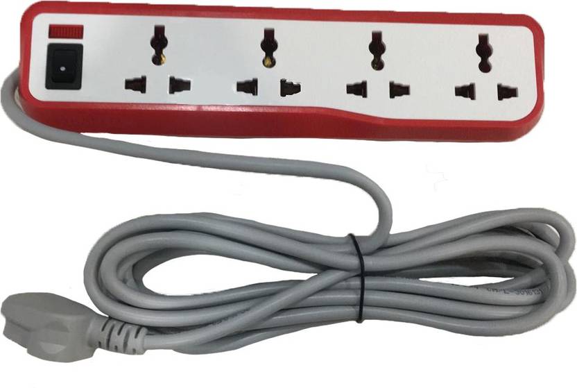 HAVELLS Eco Star 4+1 Surge & Spike Guard with 4m Wire 4 Socket
