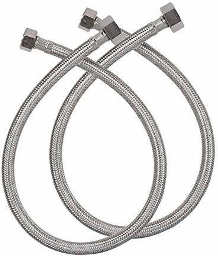 VGuard STAINLESS STEEL BRAIDED FLEXIBLE PIPE FOR GAS GEYSER Hose Pipe
