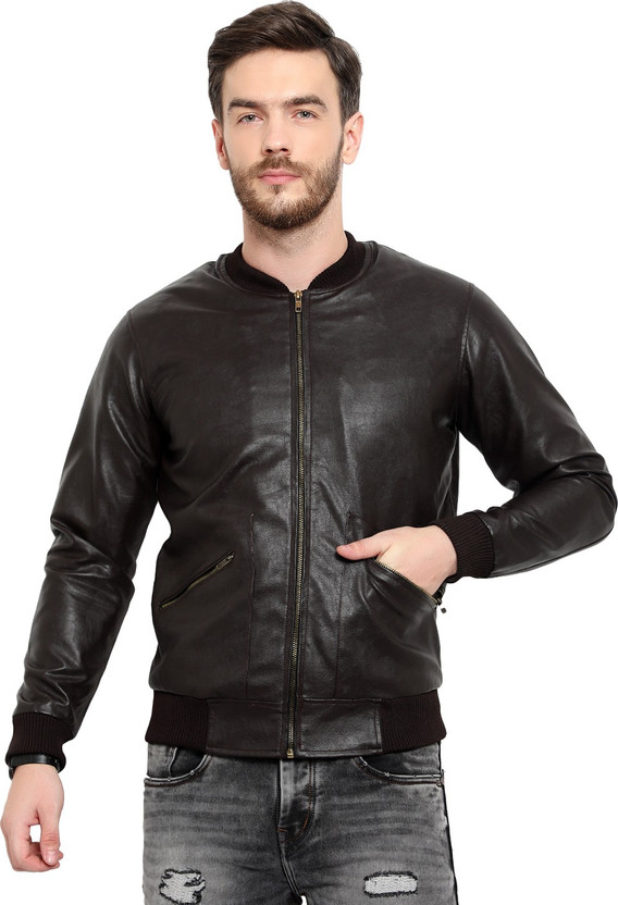 Sleeve Solid Men Jacket 