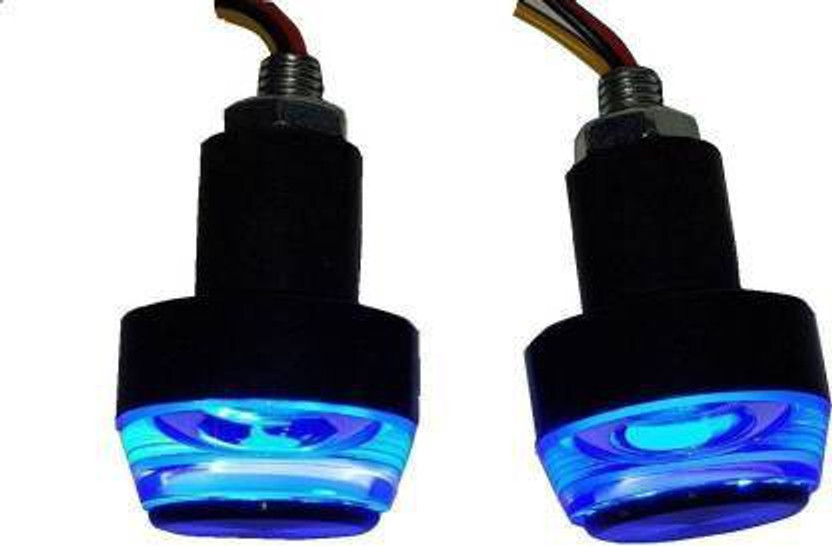 YOUR ONLINE STORE Side LED Indicator Light for Bullet, Royal Enfield, Honda, Yamaha Pulsar 200NS, Rajdoot, Pulsar 135 LS DTS-i, Splender iSMART(White, Blue)