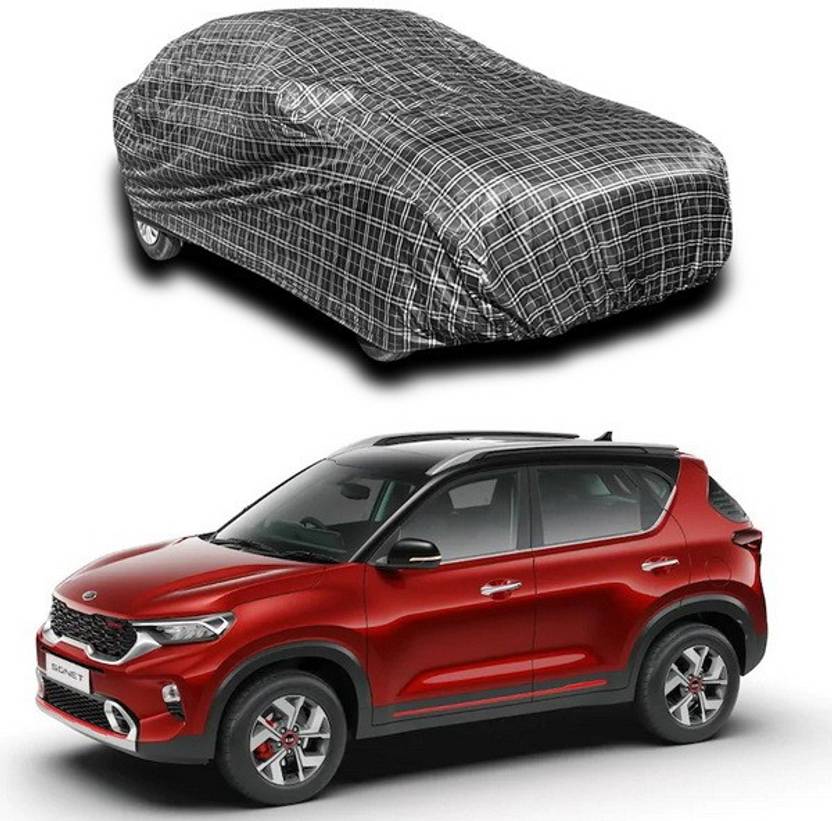 ANTHUB Car Cover For Kia (Without Mirror Pockets) Price in India