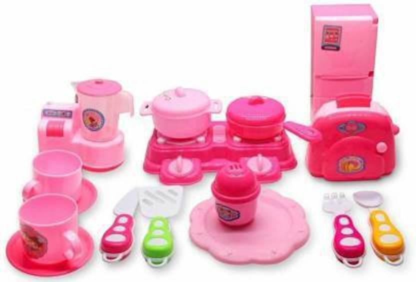 HK Toys Kitchenware, Kitchen Set Toys for Kids, Modern Kitchen Set with
