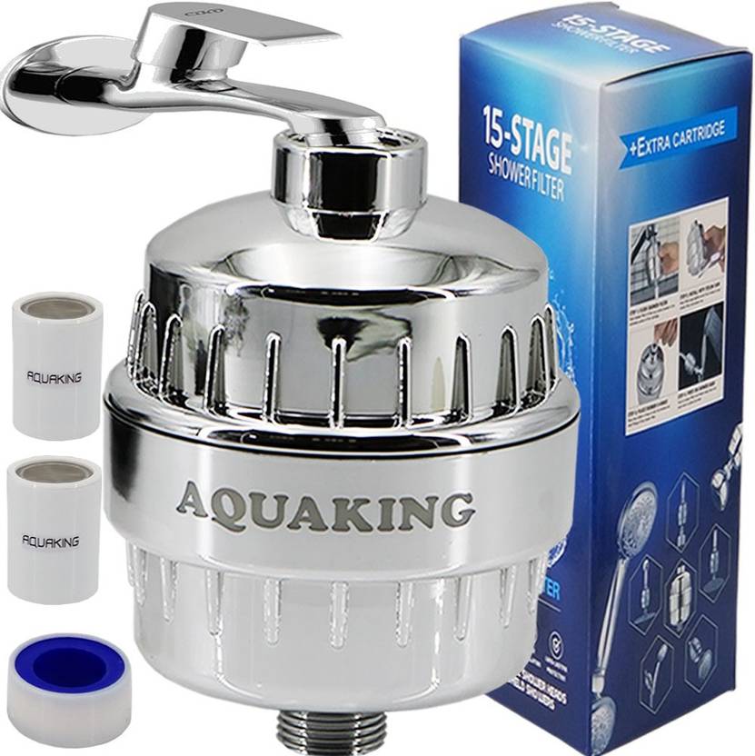 AquaKing Shower Head & Tap Hard Water Filter Softener Purifier For