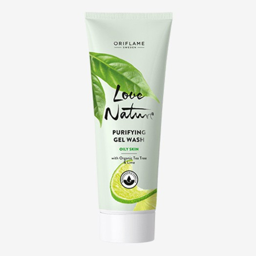 Oriflame Purifying Gel Wash with Organic Tea Tree & Lime(125 ml)