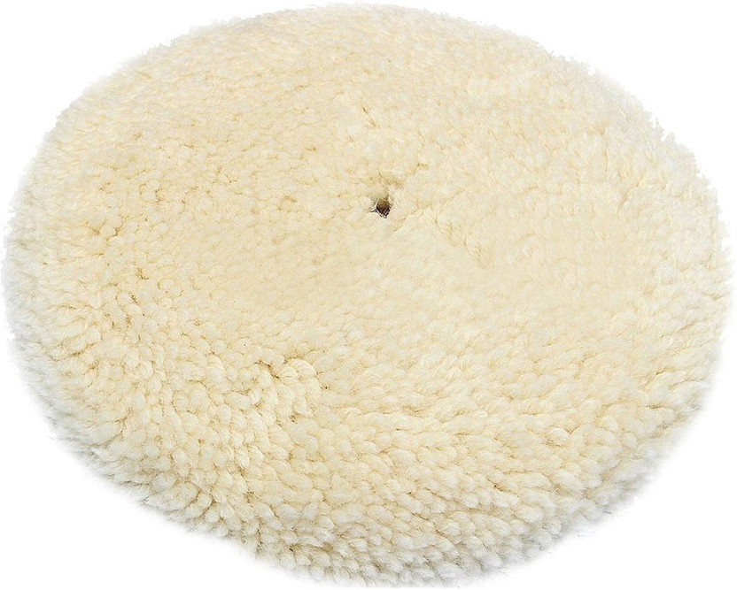 Kuber 7 Inch/180mm Soft Wool Clean Polishing Buffing Bonnet Pad For Car Auto Polisher Pad Disc Wool Disc Polishing Wax Sanding Pad Cleaning Car Vehicle Polisher(7 inch)