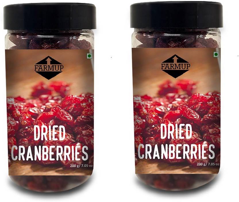 FARMUP Whole Dried Unsweetened Cranberries Rich in Vitamins, Gluten
