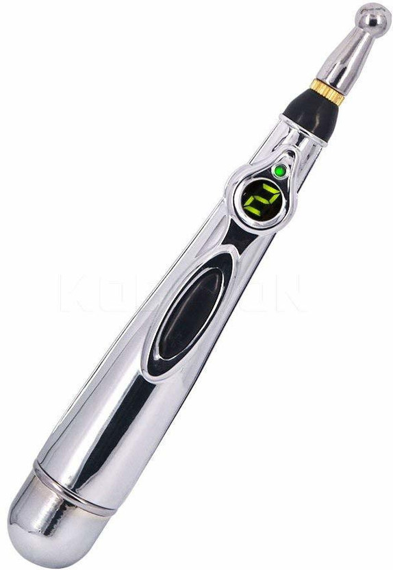 Flipkart Z RED LIFESTYLE CZ-MASSAGER PEN Electronic Acupuncture Pen Electric Meridian Energy Body Massager Pain Relief Therapy Instrument Massager(Silver) - Flipkart Deal