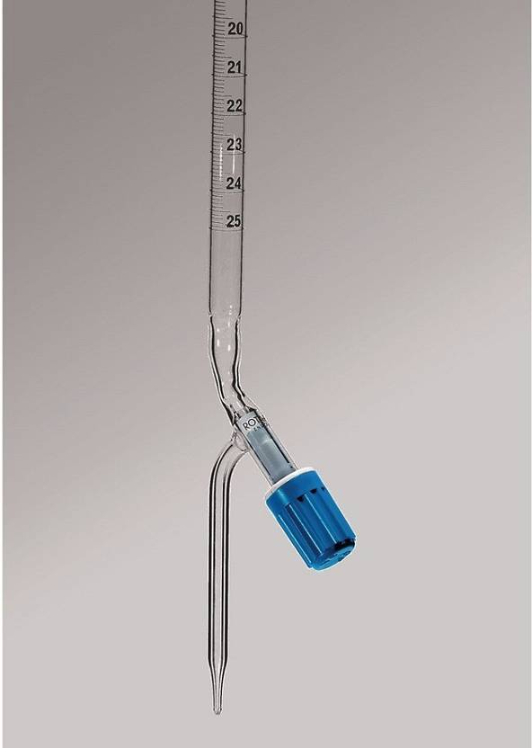 RBCHEM 25ml Borosil Glass Burette Laboartey Scientific Uses Buret Price