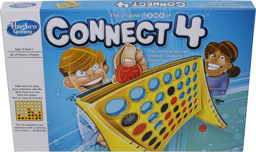 HASBRO GAMING The Classic Game of Connect 4, Connect 4 Grid,Get 4 in a ...