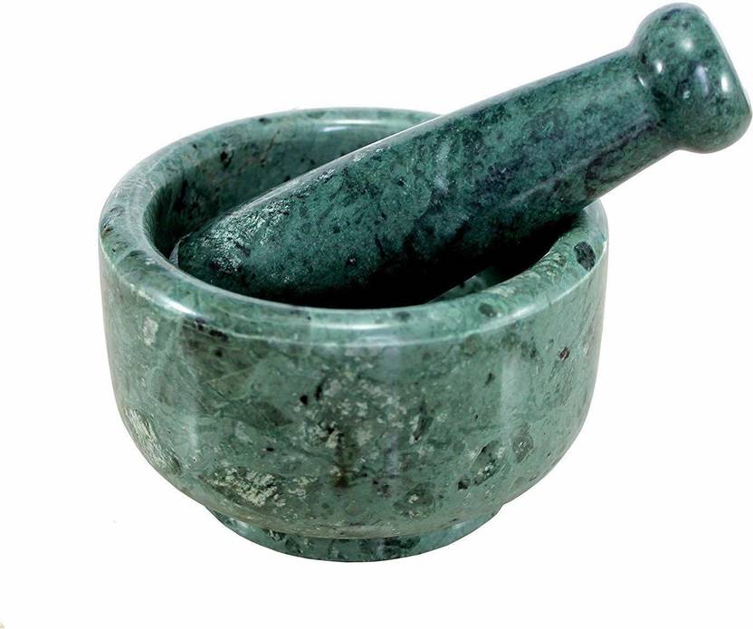 Dream Product Studio White Mortar Pestle , White Stone Okhli, Kharad