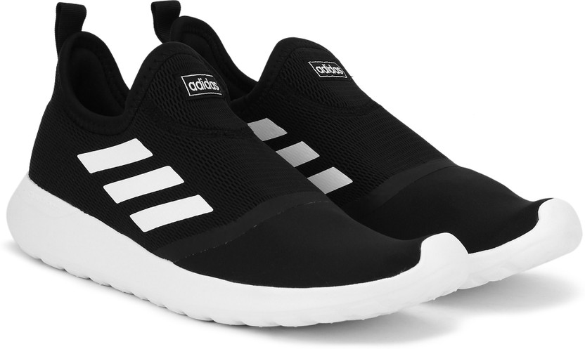 Adidas lite racer slip on black clearance