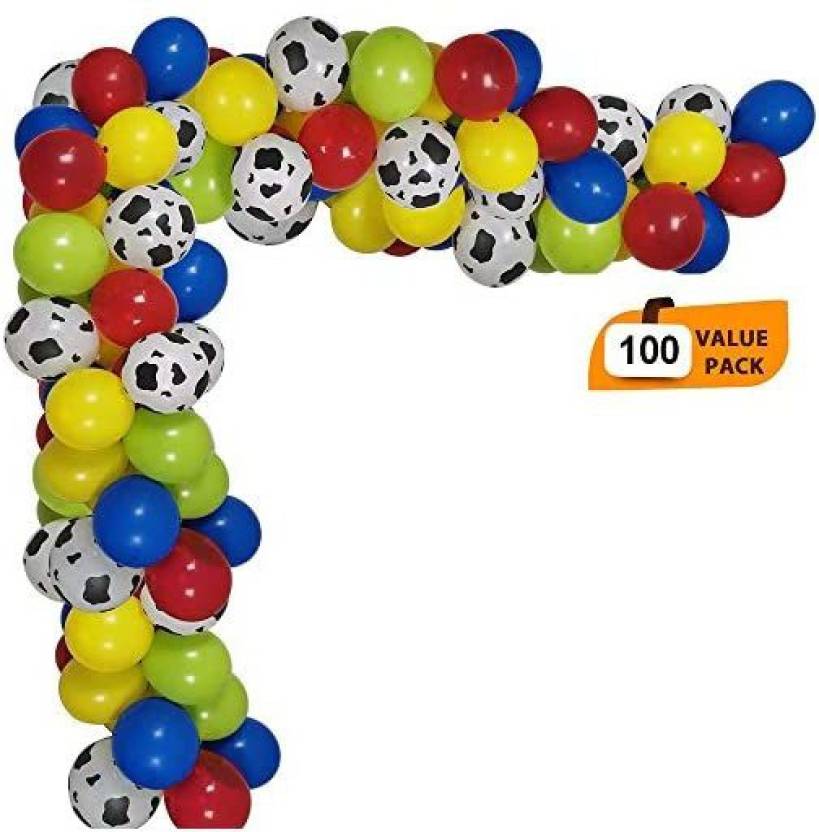 Flipkart.com | SUYEPER Solid 100 PCS ToyStory Party Birthday Balloons ...