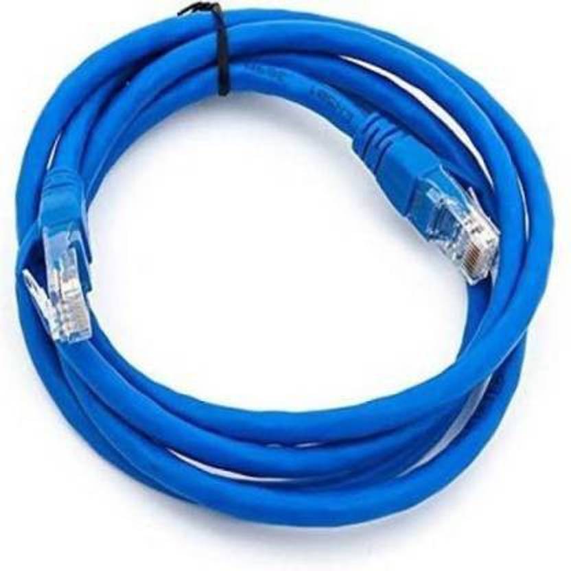 3Rocks LAN Cable 2 m High Speed LAN Cable Wire to Computer, Cable Network Patch for