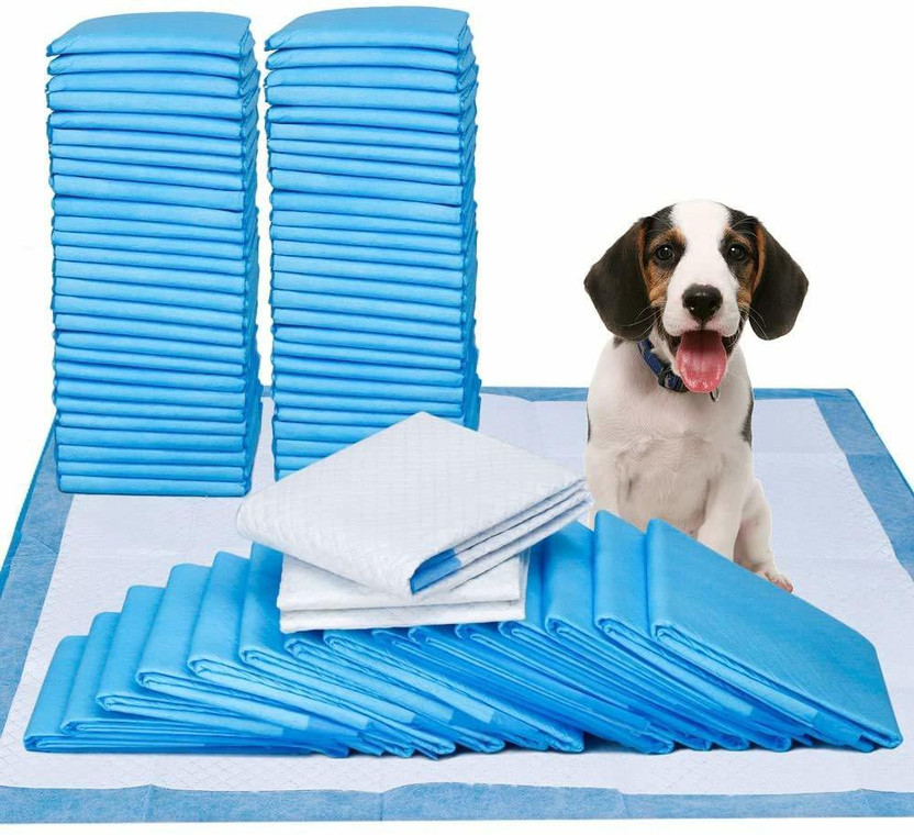 Multani Di Hatti Dog Training Pads/Size: XL/60 x 90 cm/10 Count/Training Pee and Potty Pads with Quick Drying Surface and Absorbent Core/Suitable for Small/Large Breed Puppies Dog Diapers Disposable Dog Diapers(Pack of 10 XXL)
