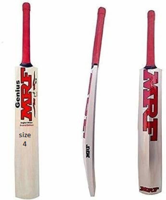 MRF size 4 Poplar Willow Cricket Bat Buy MRF size 4 Poplar Willow