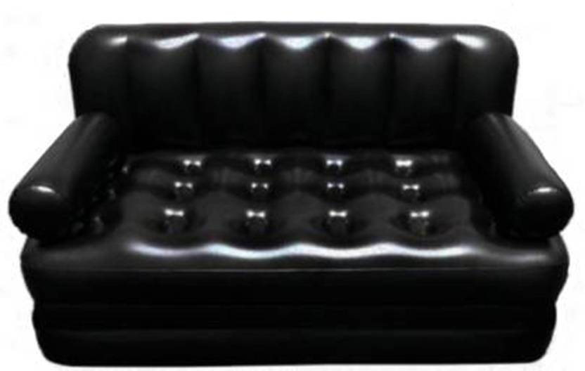 YUXI 5 in 1 Sofa Cum Bed PVC 3 Seater Inflatable Sofa Price in India