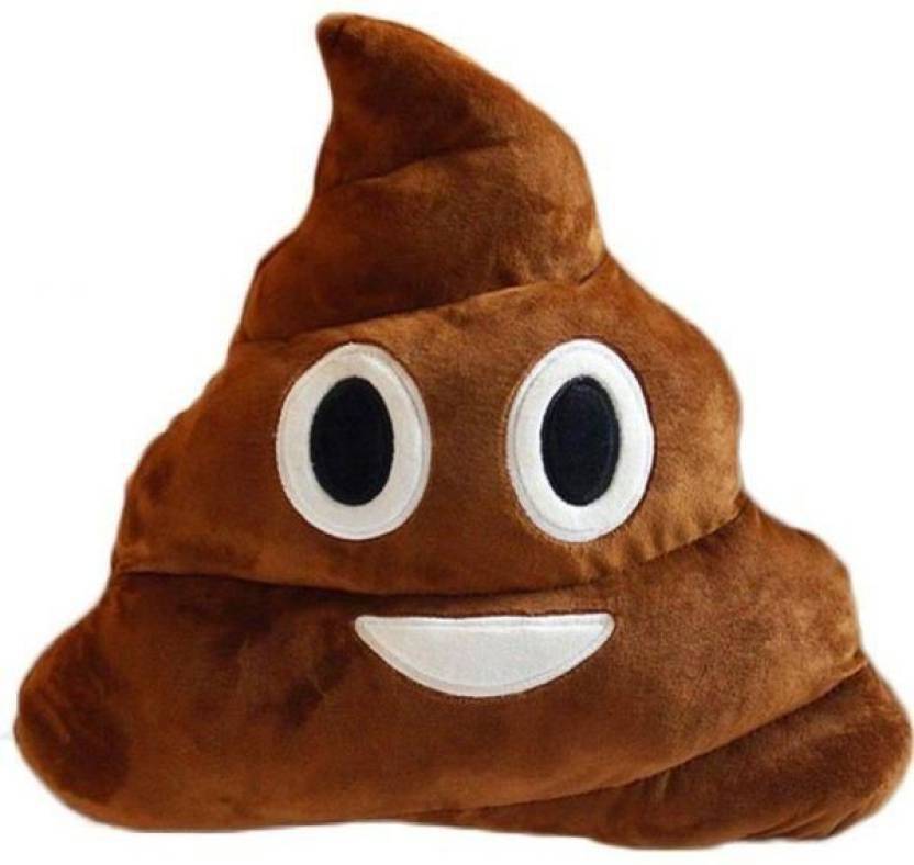 shoppers stoppers Poop Smiley Emoji Cushion 35 cm Poop Smiley Emoji