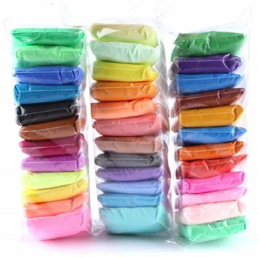 Bizmen Modelling DIY Air Dry Clay Play Dough Light Weight for Kids and Art & Craft Art Clay(200 g)