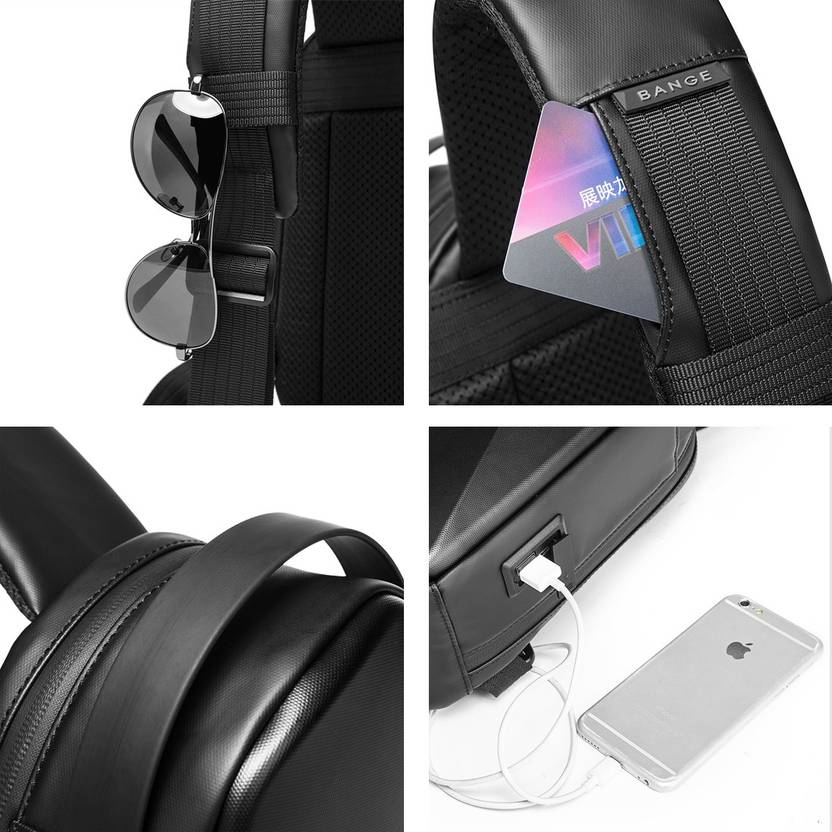 Gadgetoo Bange 5.8 L Backpack 7213 - ( Black )