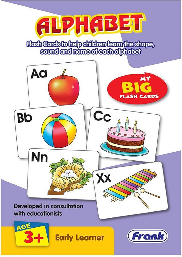 Frank Alphabet My Big Flash Cards for 3 Year Old Kids & Above 10167