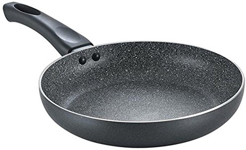 Prestige Omega Deluxe Fry Pan 24 cm diameter 1.1 L capacity(Aluminium, Non-stick, Induction Bottom)