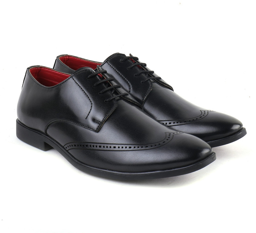 J10 1509HB Black Brogue Casual Shoes 