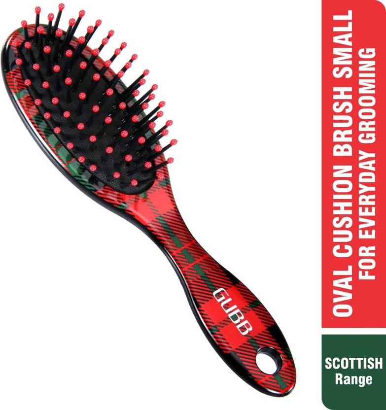 GUBB Oval Hair Brush For Women & Men (Scottish Range) Small Pocket