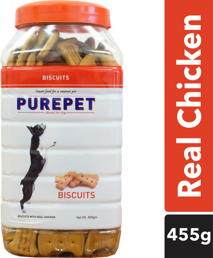 Purepet Oven Baked Biscuit Real Chicken Dog Chew(455 g, Pack of 1)