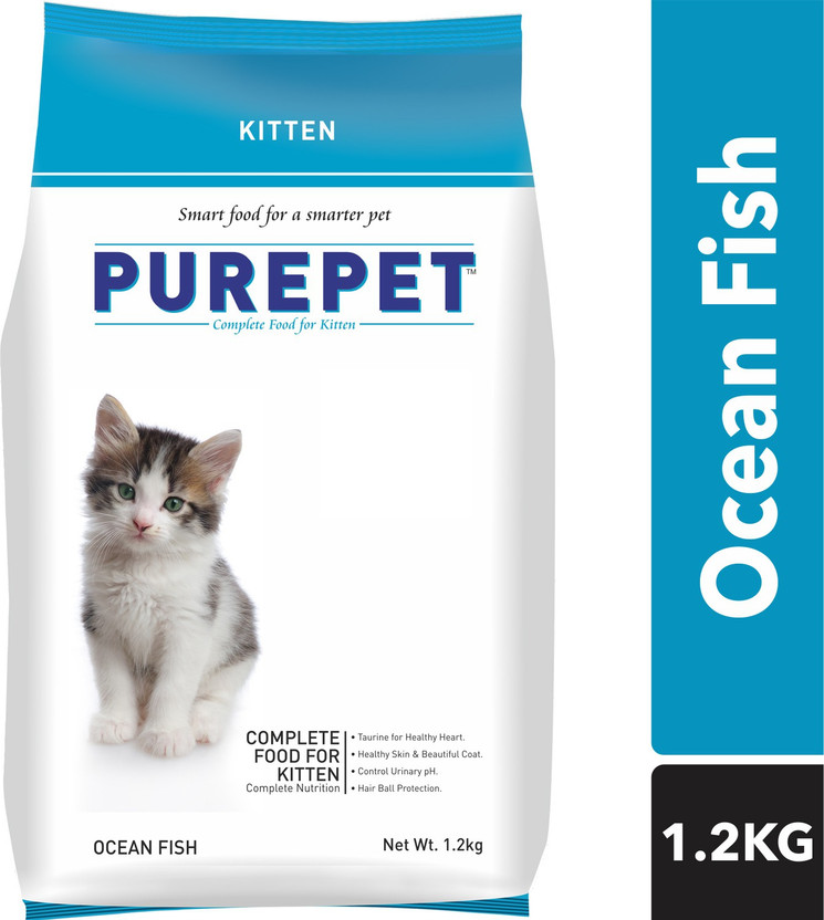 Purepet Kitten Ocean Fish 1.2 kg Dry Young Cat Food