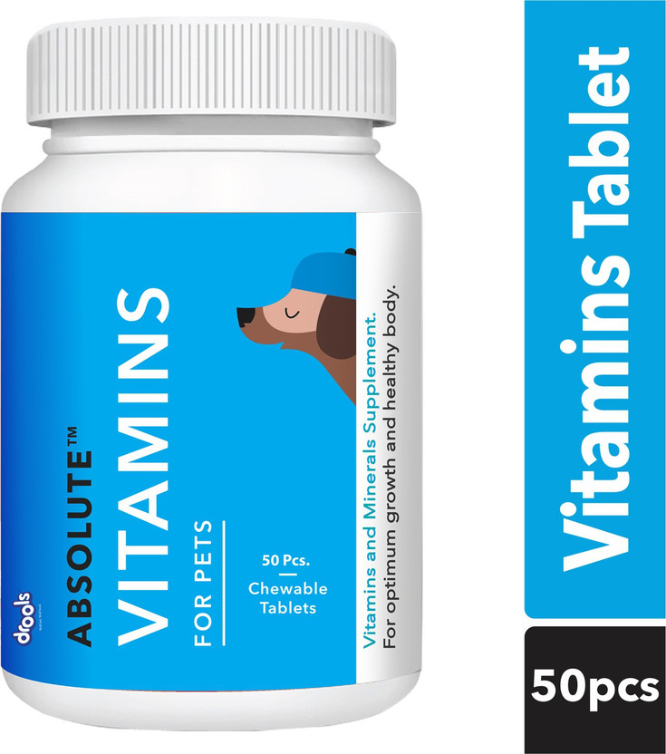 Drools Vitamin Tablet - 50 Pieces Pet Health Supplements(200 g)