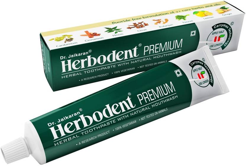 Herbodent Premium Toothpaste Dr. Jaikaran's Fluoride Free Toothpaste