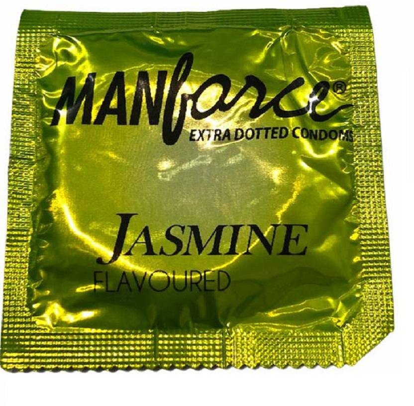 MANFORCE JASMINE FLAVOURED CONDOMS , EXTRA DOTTED CONDOM Condom Price
