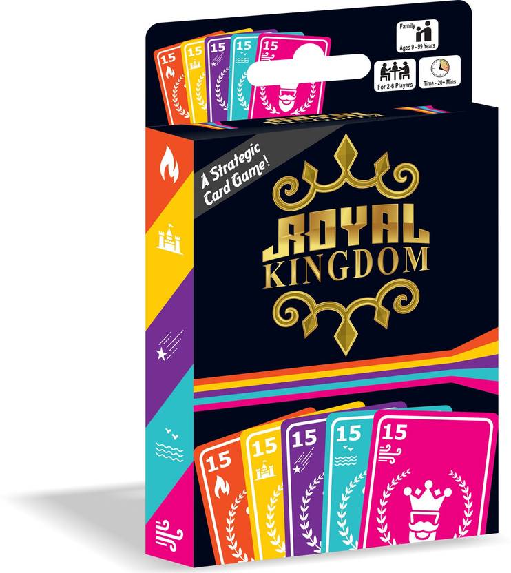 Royal Kingdom A strategic card game Family game for Kids and Adults
