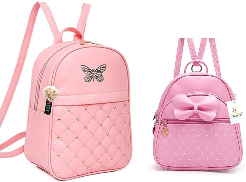 Kizzy 2 Set of Combo Girls Cute Backpack | Rakhi Gifts for Sister ...