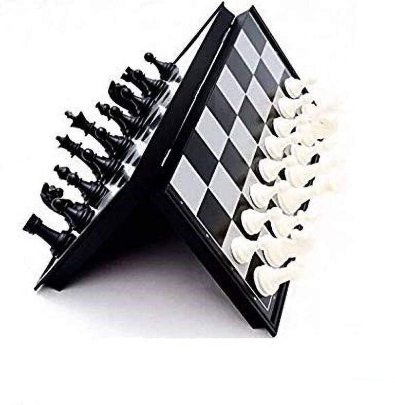 MON N MOL Chess Set Small Portable Game for Travel with