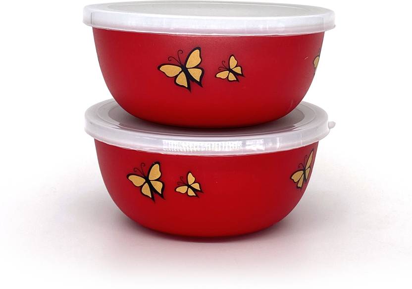 Stainless Steel Microwave Safe Mixing Serving Bowl Set of 3 Food container Stainless Steel