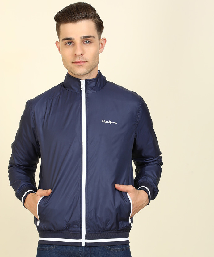 Pepe Jeans Full Sleeve Solid Men Jacket - Buy Pepe Jeans Full Sleeve Solid  Men Jacket Online at Best Prices in India | Flipkart.com