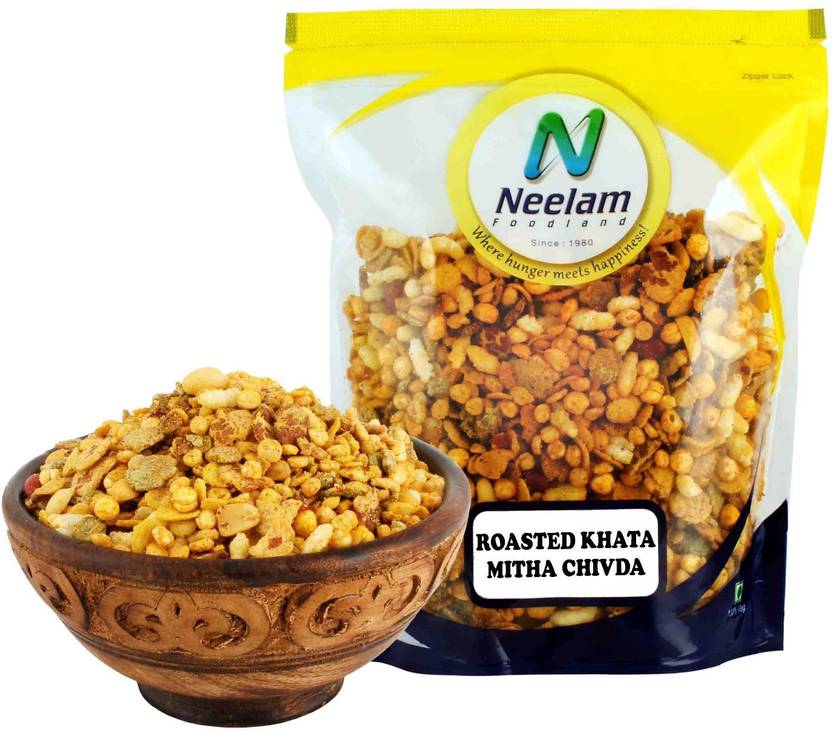 Neelam Foodland Roasted Khata Mitha Chivda 400G Price In India Buy 