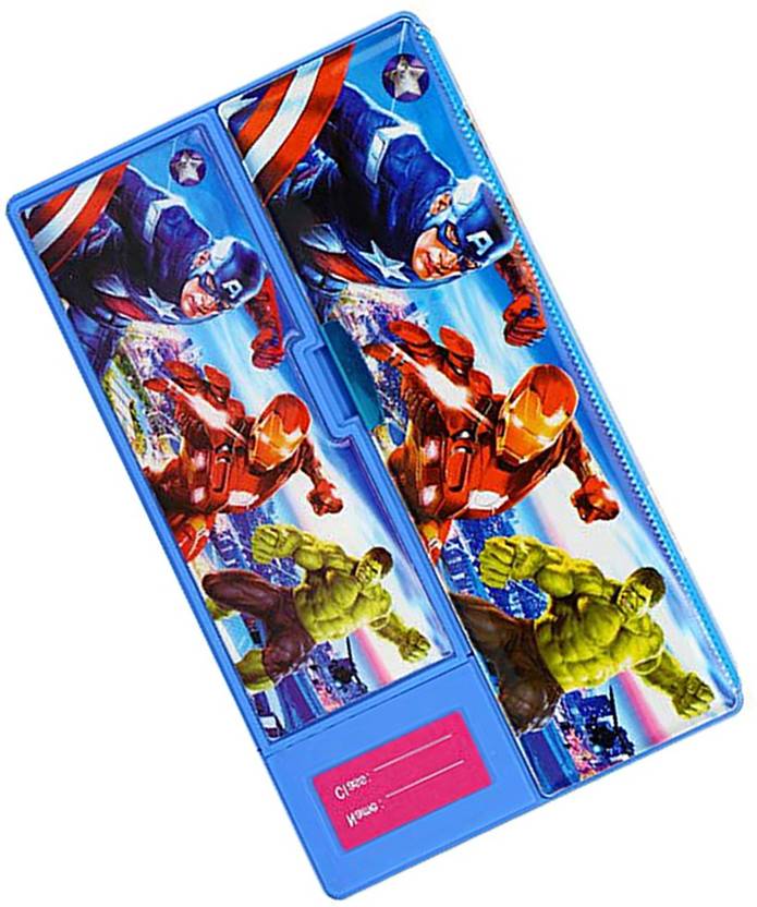 SALEOFF Series Avengers Printed Art Plastic Pencil Box Box