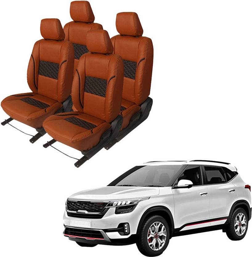 AutoFurnish Leatherette Car Seat Cover For Kia Seltos Price in India
