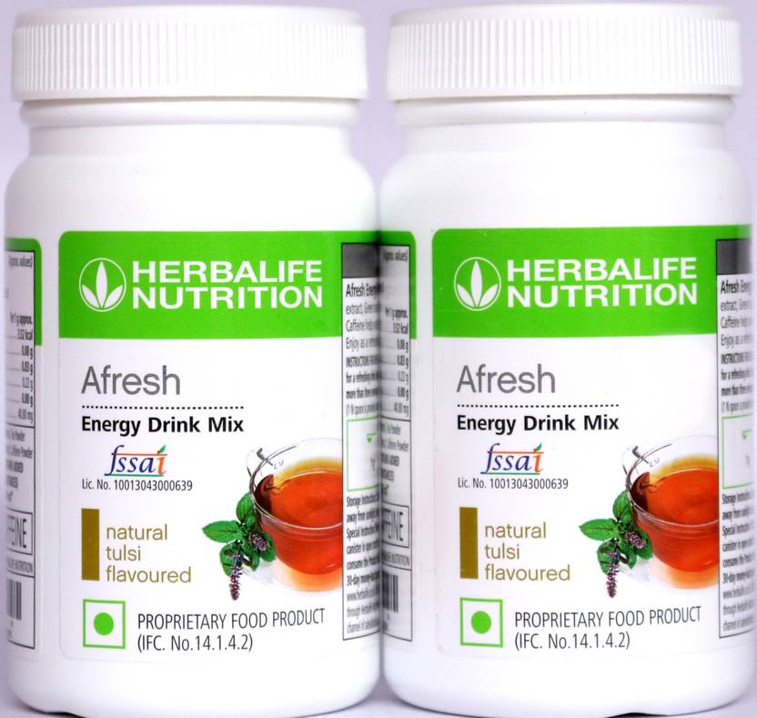 Herbalife Nutrition Herbalife Afresh Energy and Nutrition Drink (50 g, Tulsi Flavored) Energy