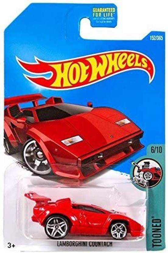 HOT WHEELS HW LAMBORGHINI COUNTACH TOONED 152/365 2017, HW TOONED 6/10 ...