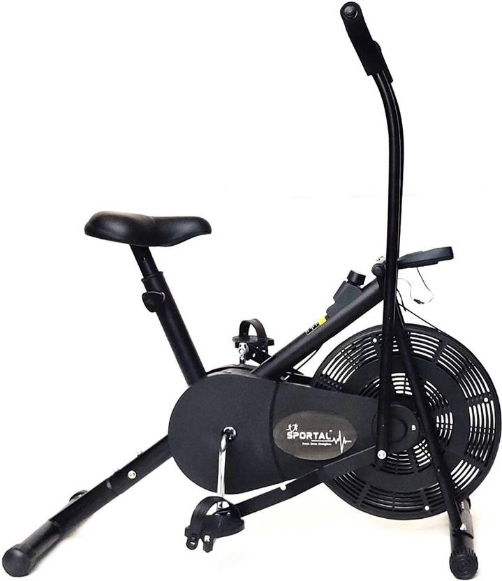 Air bike exercise machine